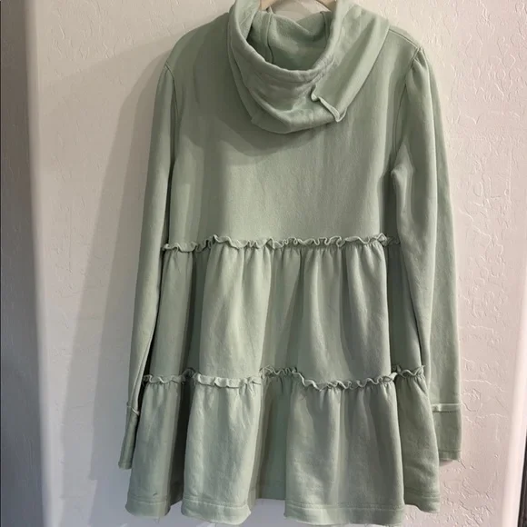 Tiered Trapeze Zip-Up - Picture 5 of 5